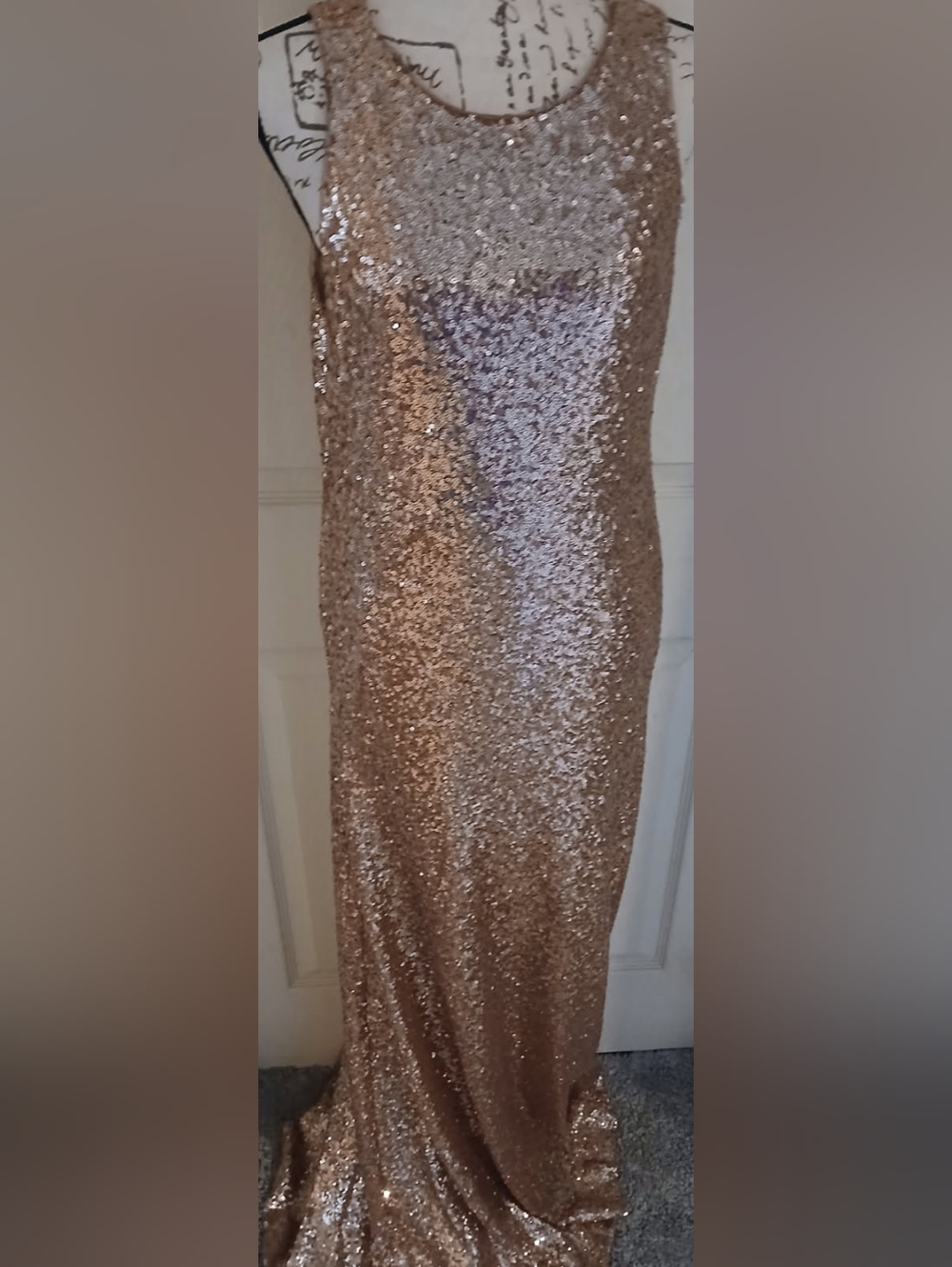 Revelry Rose Gold Sequin Dress